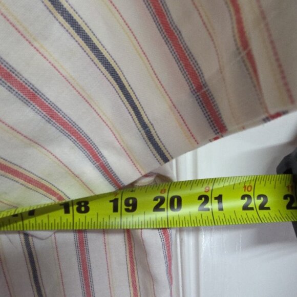 Par Four Sportswear Mens Large Button Down Shirt Striped Multicolor Made in USA - Picture 8 of 8
